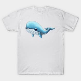 Cute Whale Drawing T-Shirt